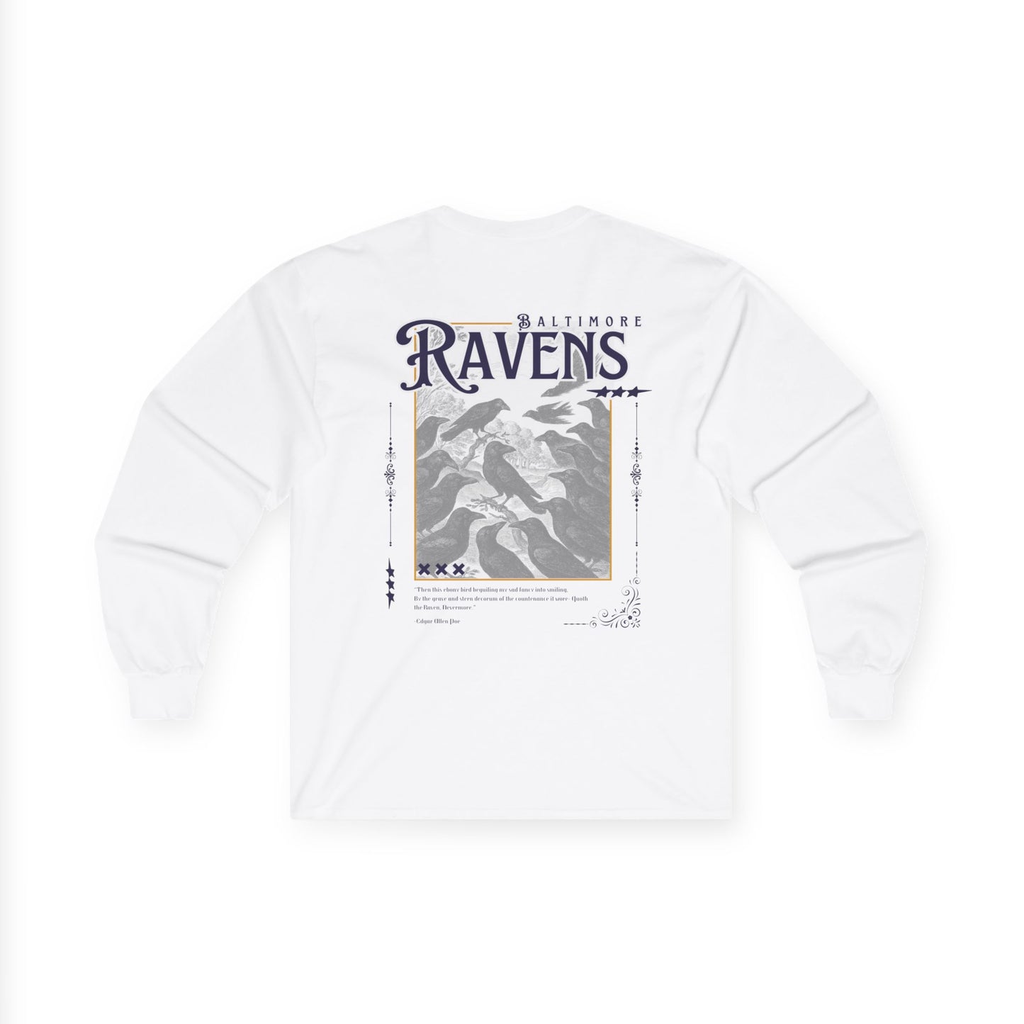 "Nevermore" Long Sleeve Tee