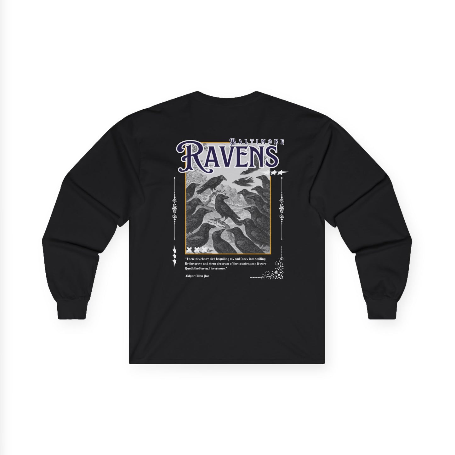 "Nevermore" Long Sleeve Tee