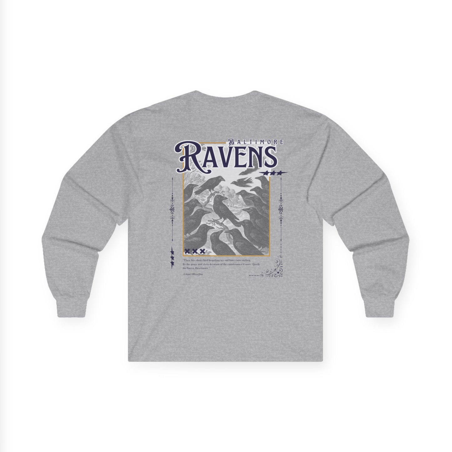 "Nevermore" Long Sleeve Tee